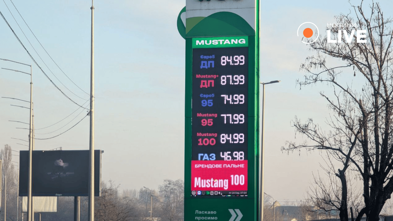 Вартість бензину в Києві сьогодні