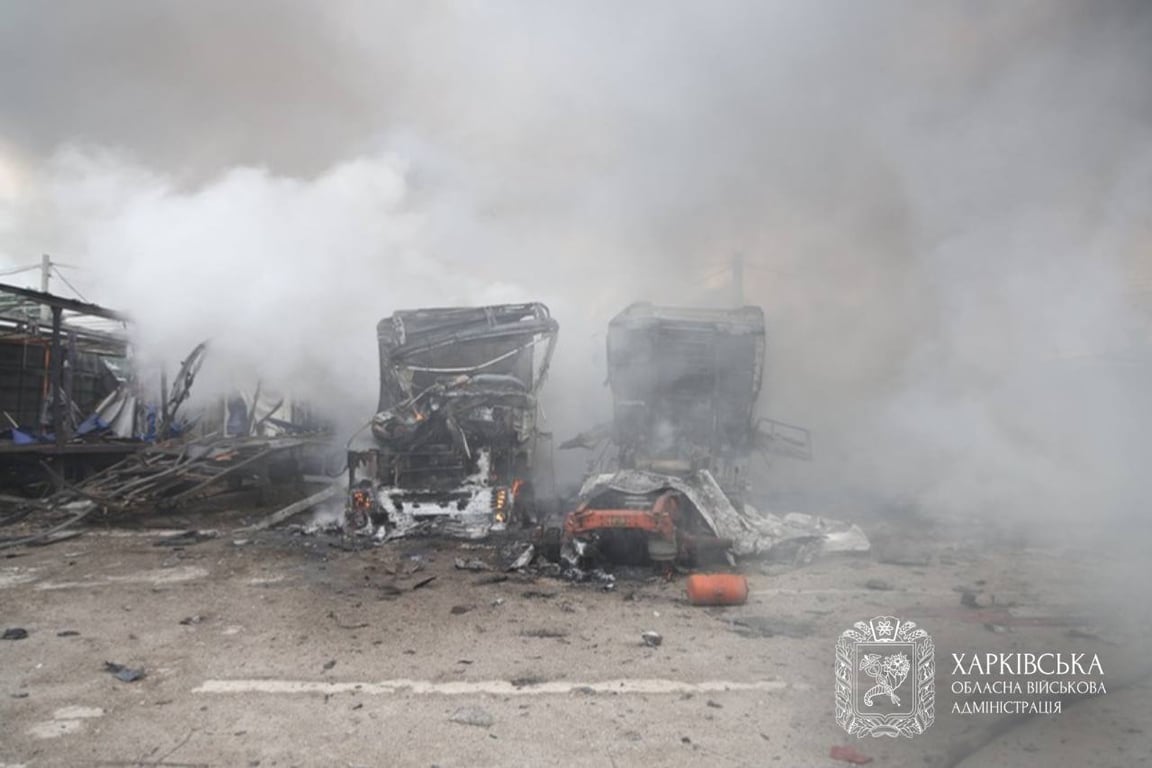 Удар по вантажівках