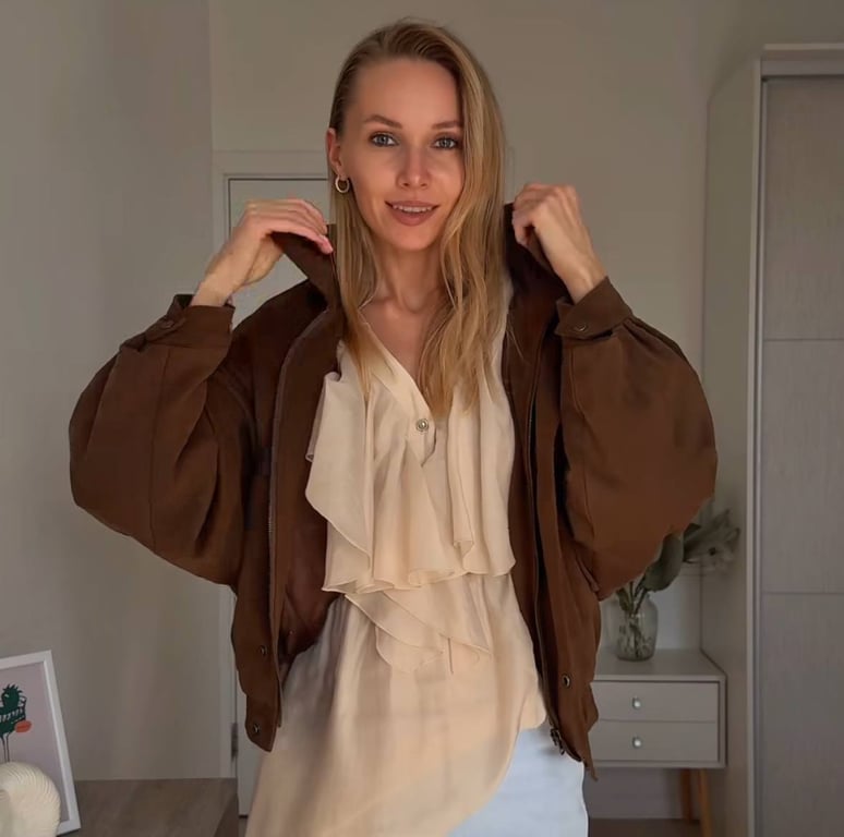 Suede jacket is the most trendy this year