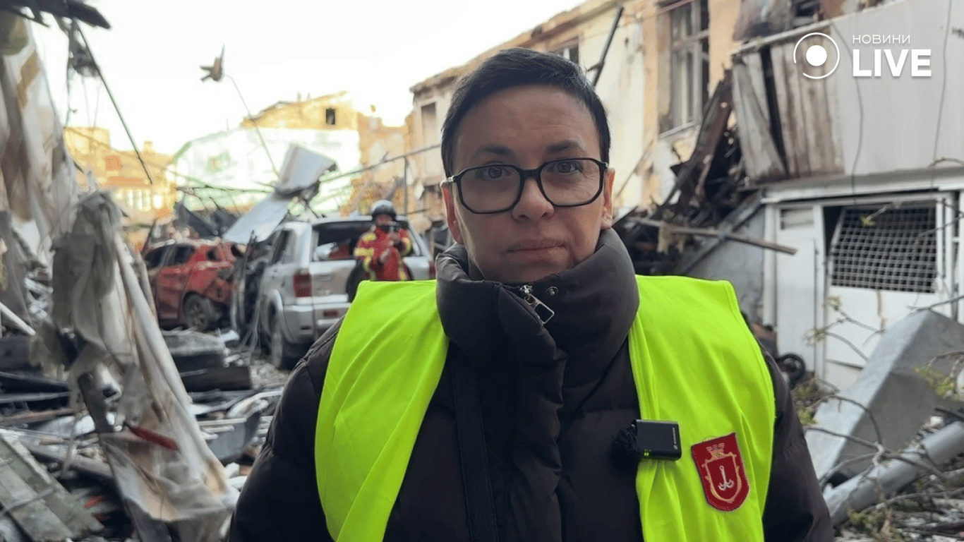 Фото наслідків удару по Одесі