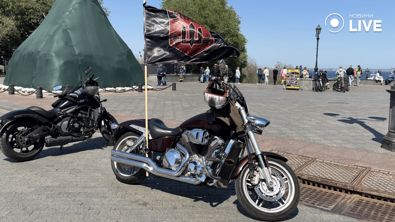 Байк в центрі Одеси