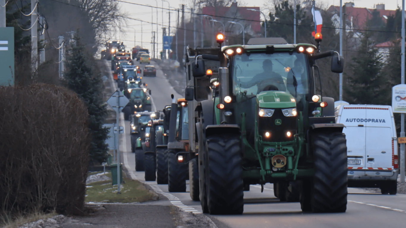 Протести фермерів – чеські фермери приєднаються до протестів аграріїв