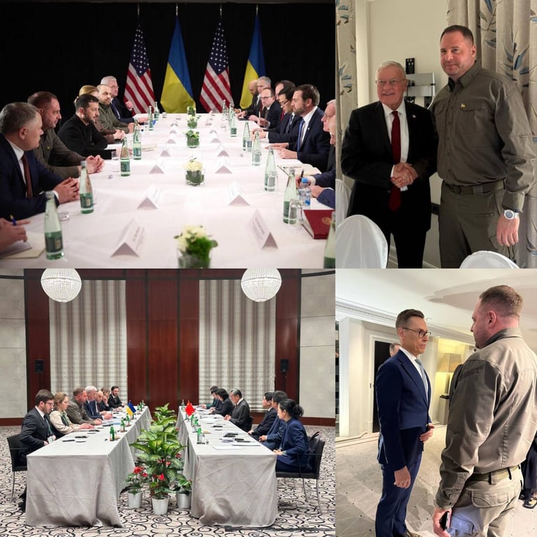 Андрій Єрмак у Мюнхені