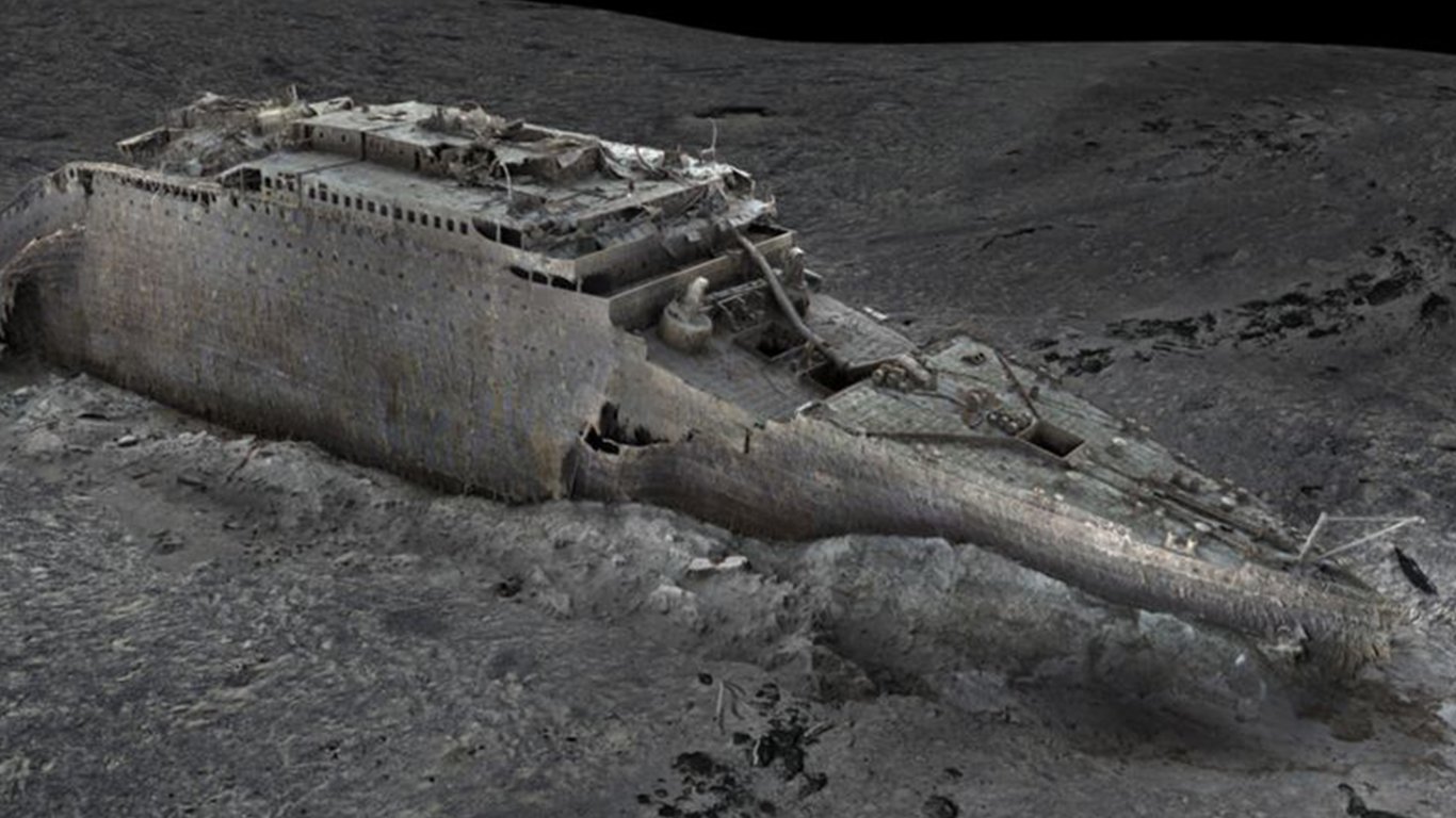 "Титанік" вперше повністю просканували: вражаючі 3D-знімки