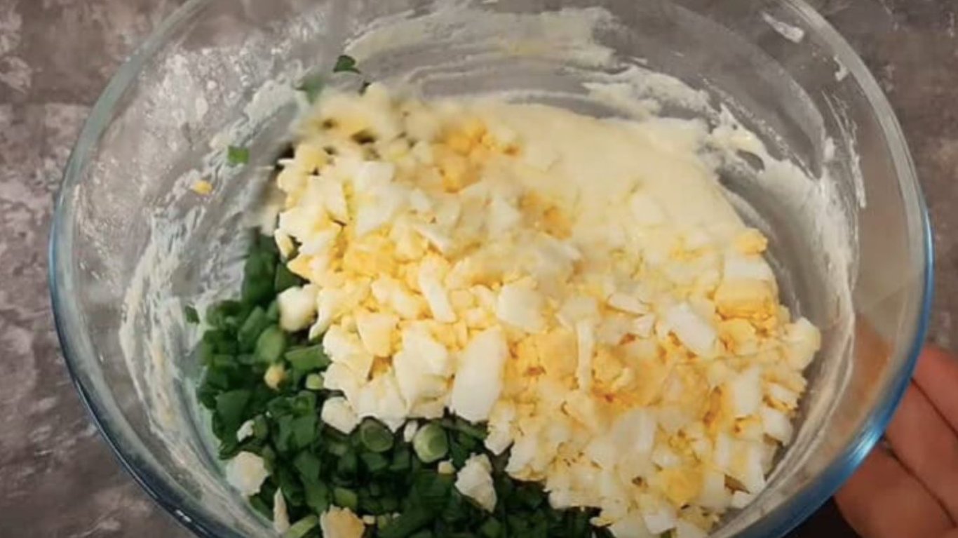 рецепт оладий с вареными яйцами