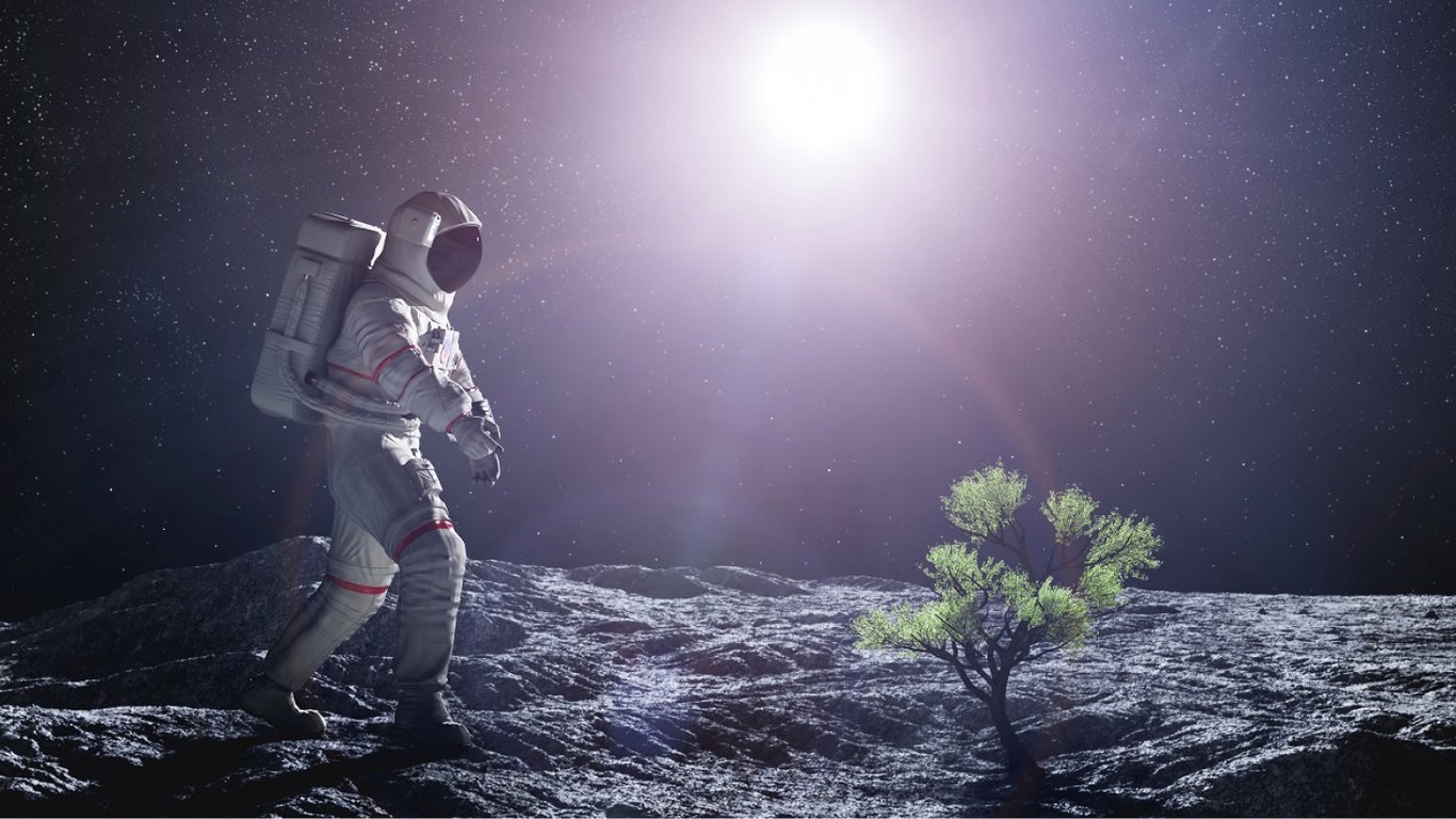 Землеробство на Місяці — вчені придумали, як зробити родючим місячний ґрунт