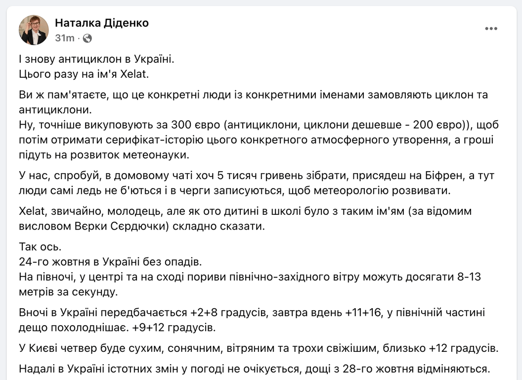 Діденко погода
