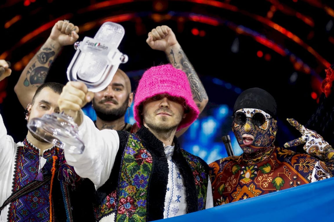 Гурт Kalush Orchestra, який представив Україну на Євробаченні-2022 та виборов перемогу