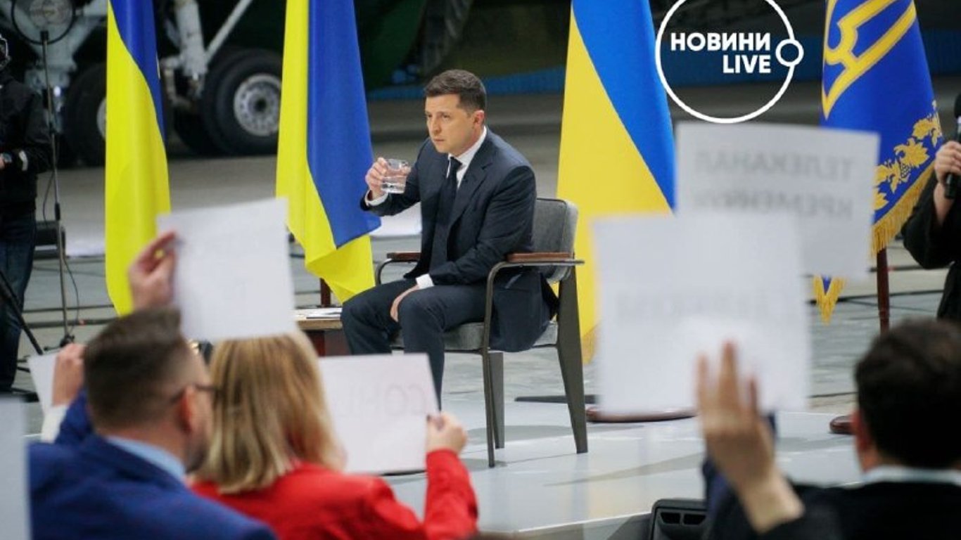 Пресс-конференция Зеленского — президент отреагировал на обыски в окружении Кличко