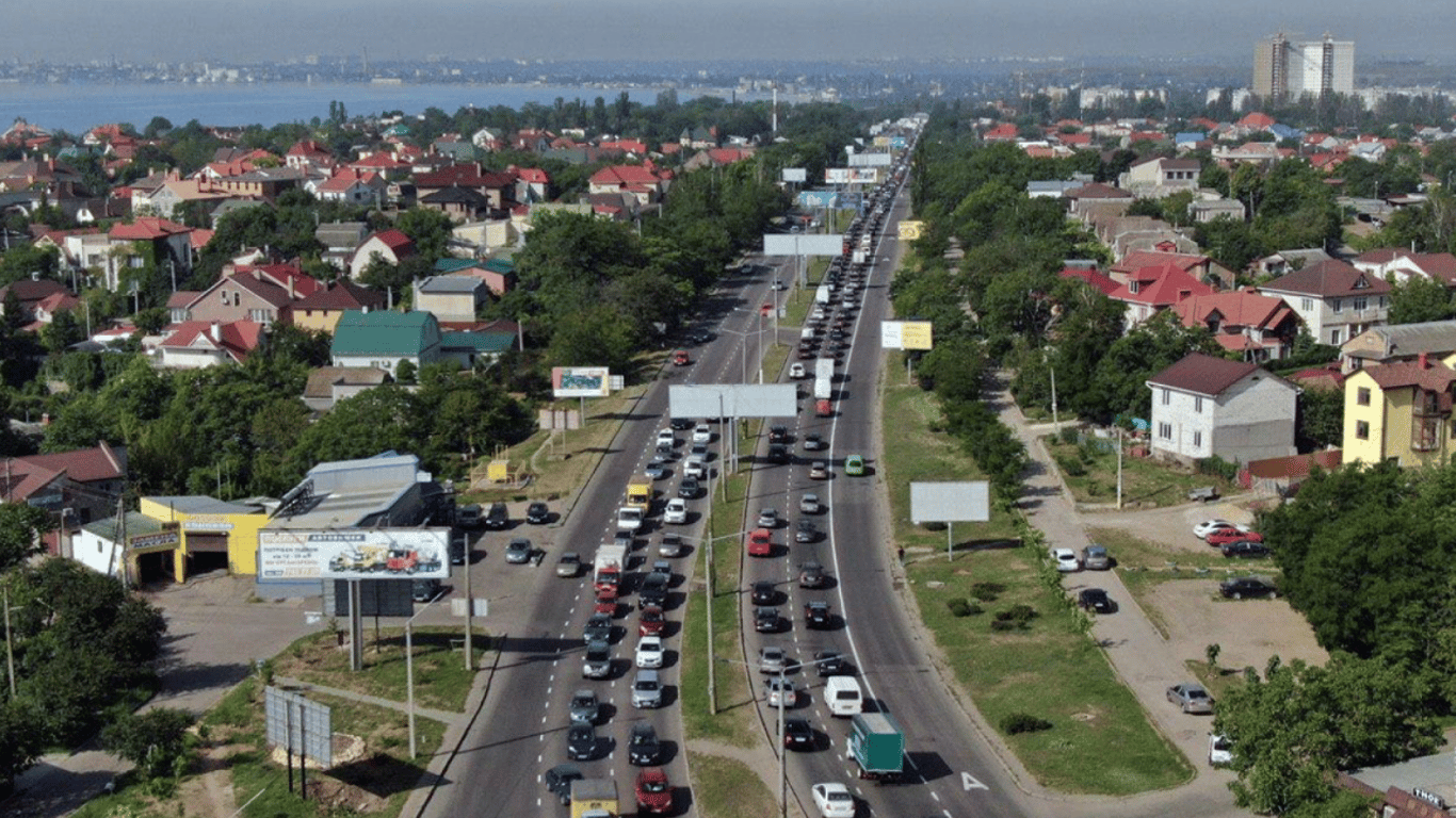 Пробки в Одессе 9 июня