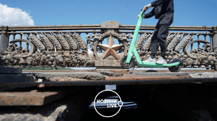 Ржавчина, дыры и трещины: как выглядит аварийный мост Патона в Киеве. Фото и видео - 285x160
