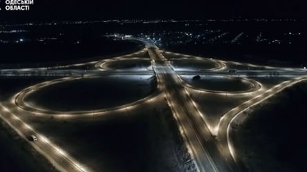 Свет в конце дороги: "Клеверный мост" в Одесской области теперь оснащен фонарями - 285x160