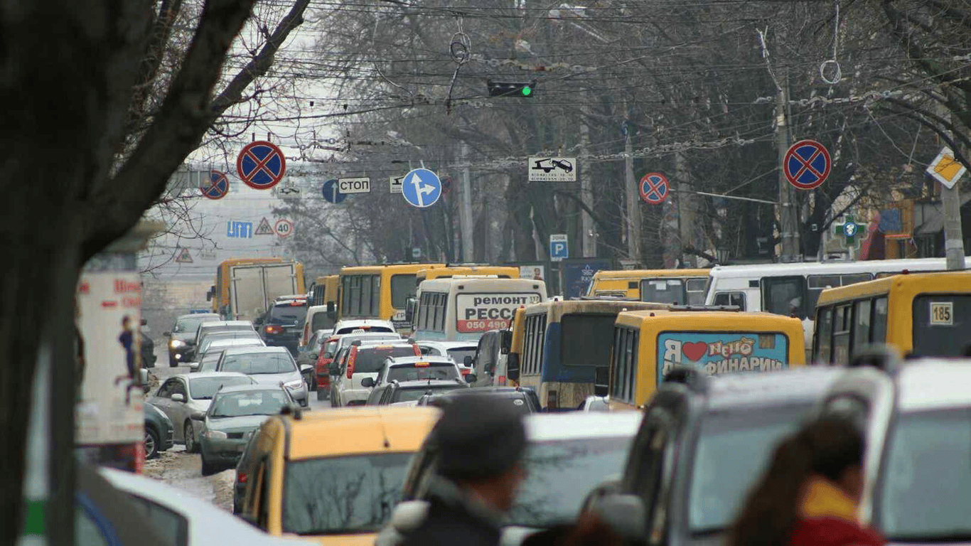 Затори в Одесі 17 червня