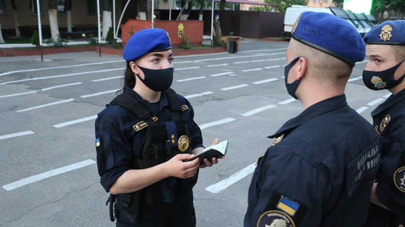 Одесситка стала дежурной военных нарядов Национальной гвардии Украины