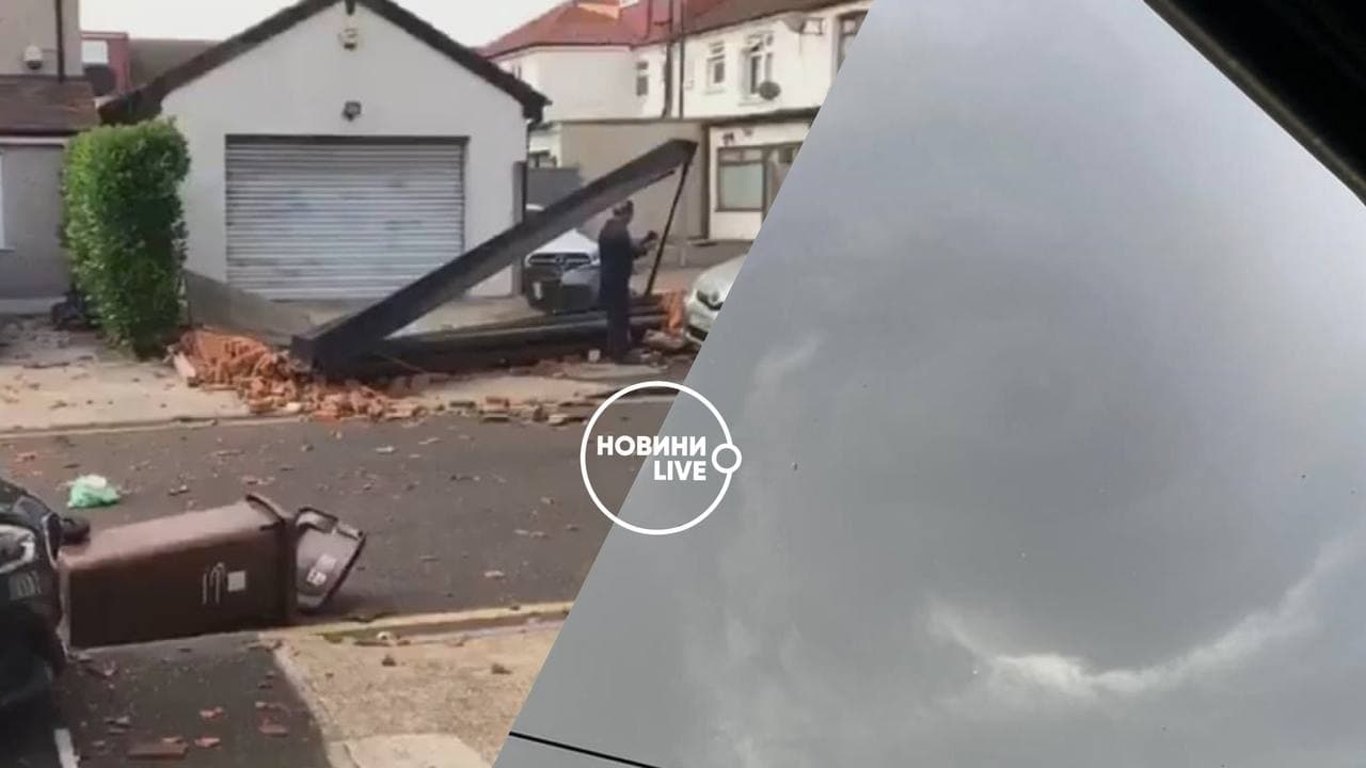 Торнадо у Лондоні 25 червня - через Негоду постраждало будинки та авто