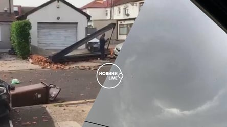 На Лондон обрушился мощный торнадо: пострадали авто и дома. Видео - 285x160
