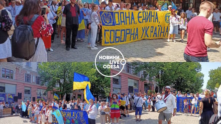 В Одессе около тысячи людей вышли на мегамарш в вышиванках - 285x160