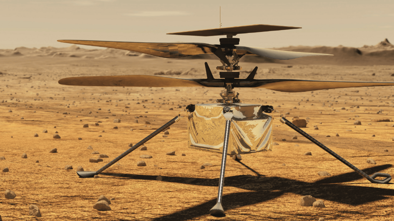 Вертолет NASA совершил рекордный полет над Марсом