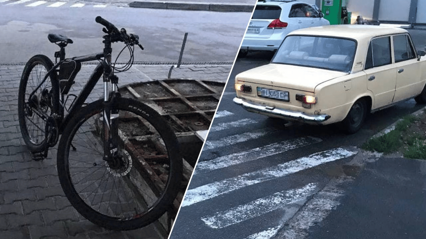 В Одессе авто влетело в велосипед - водителя пришлось госпитализировать