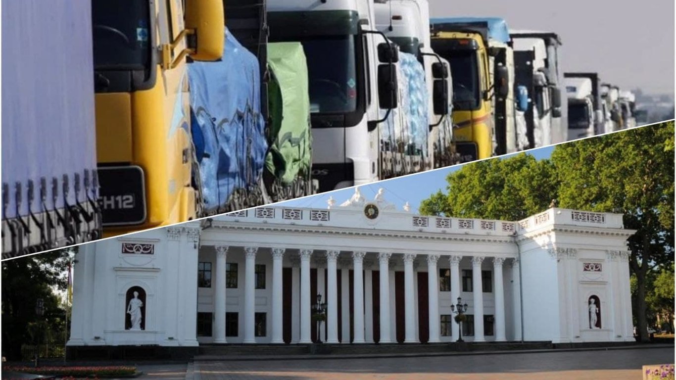В Одессе хотят запретить движение грузовиков в городе