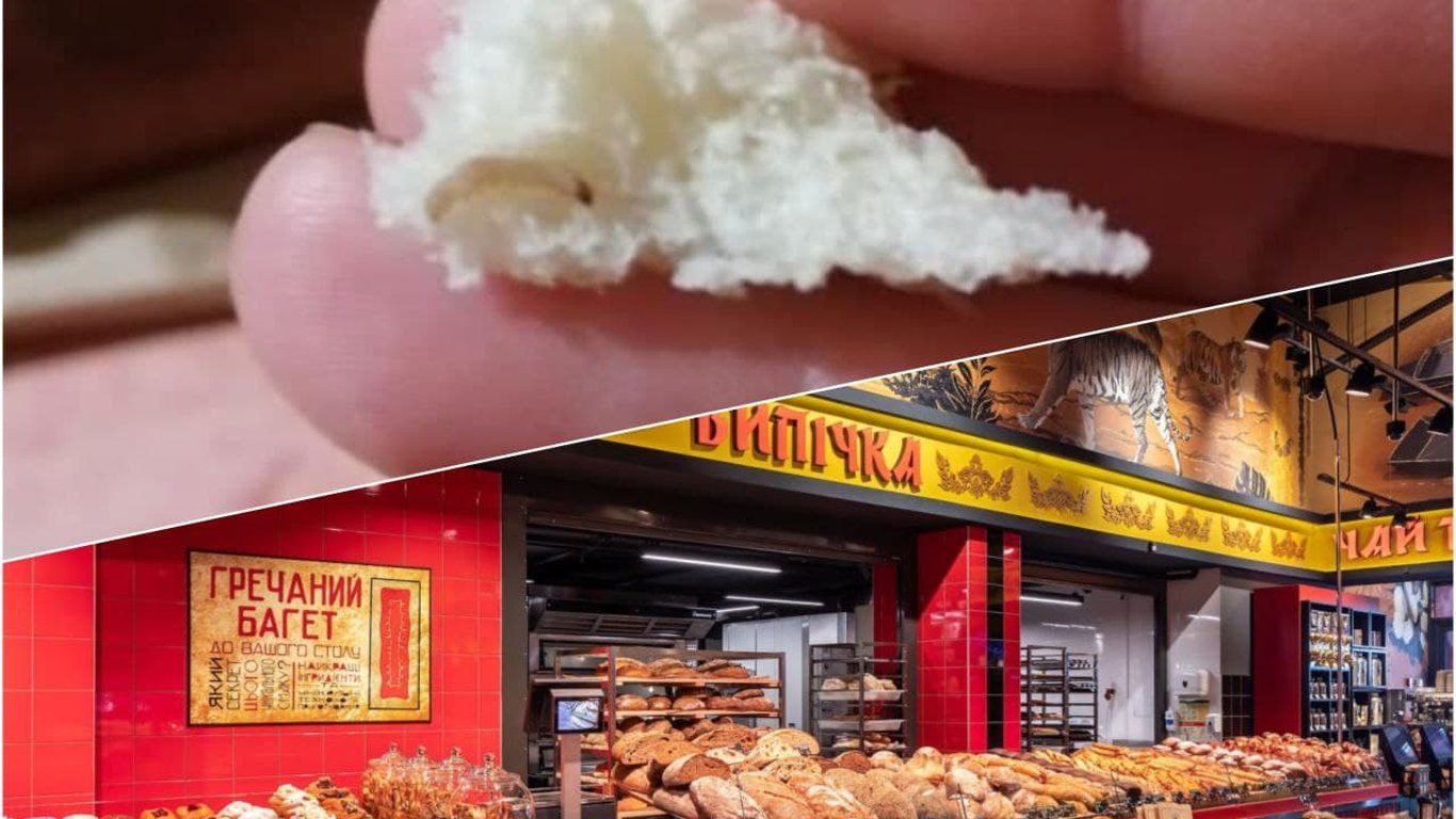 В хлебе Одесского супермаркета нашли червяка