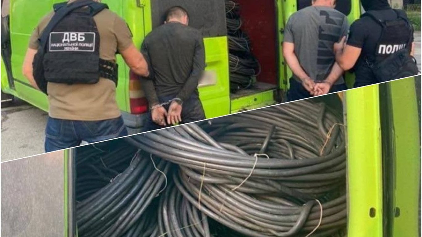 В Одессе задержали 5 мужчин, которые похищали кабели с нефтезавода