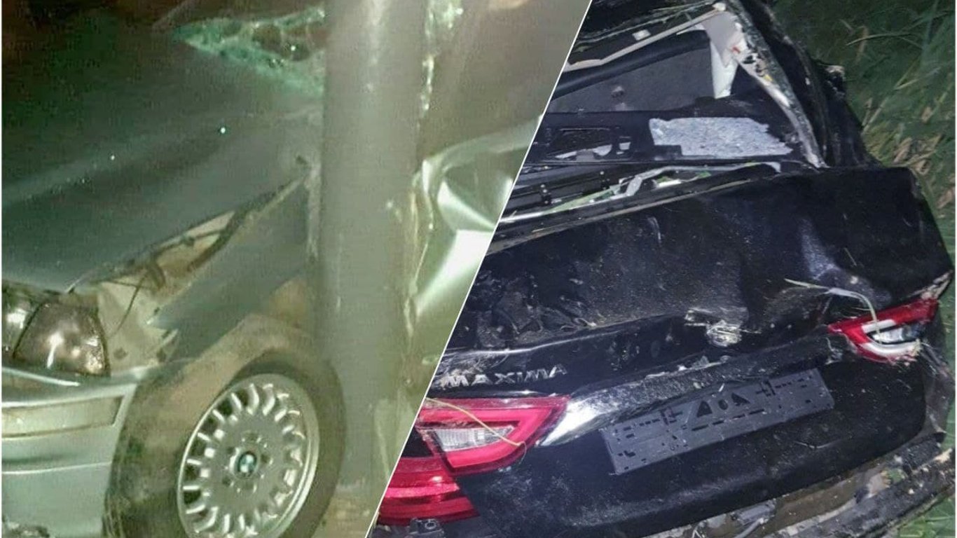 Автівки розбиті вщент: за ніч в Одесі сталися дві руйнівні ДТП через перевищення швидкості