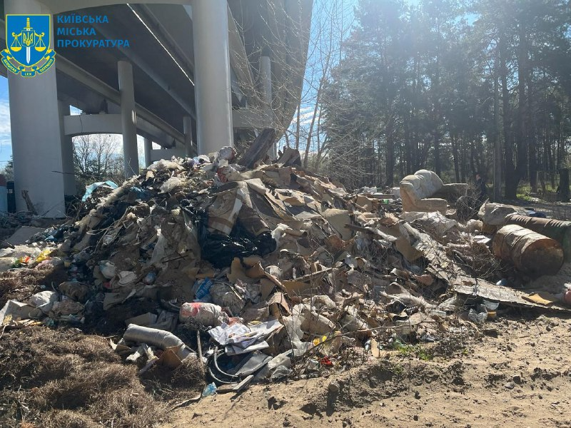 На Трухановому острові утворили стихійне сміттєзвалище — кого підозрює прокуратура - фото 1