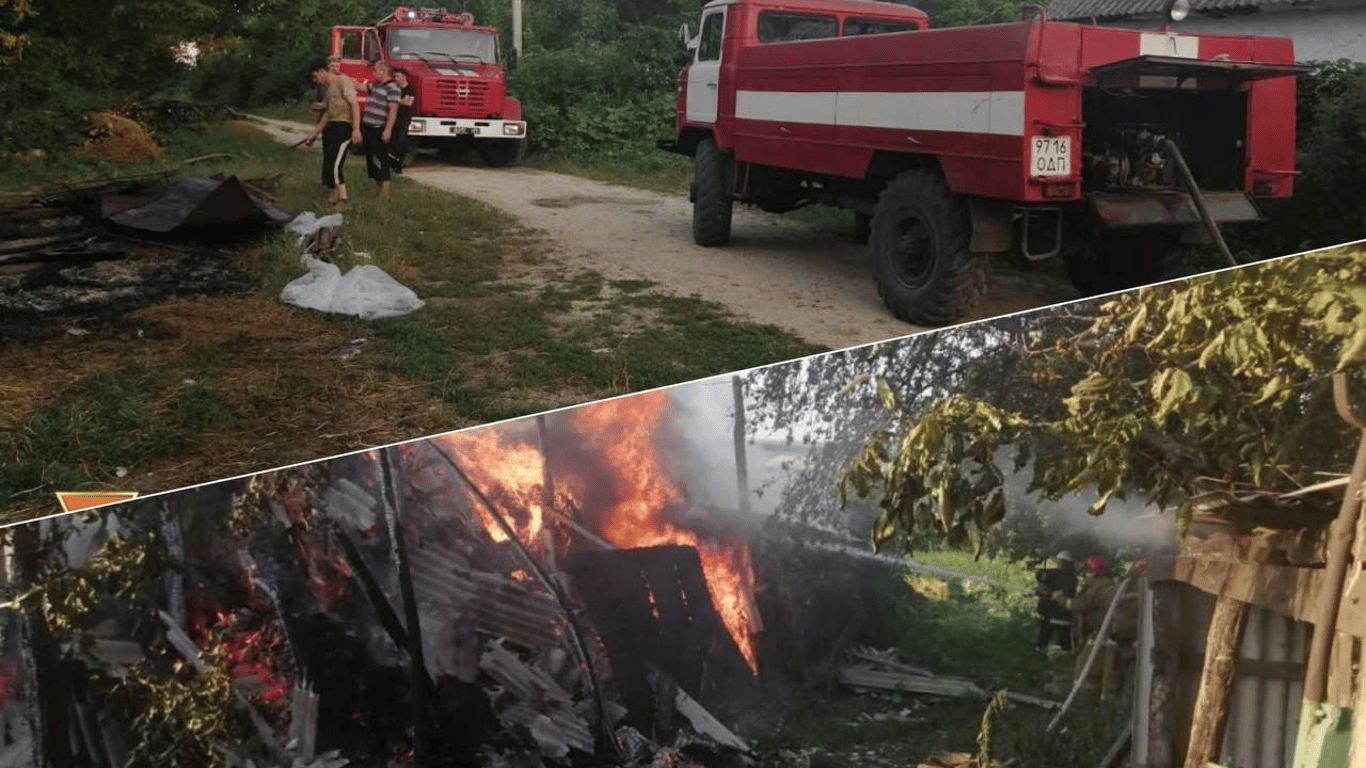 В Одесской области из-за жары сгорело около 10 тонн сена
