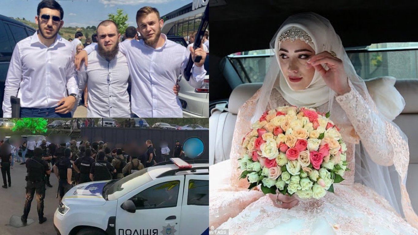 Чеченская свадьба со стрельбой под Одессой