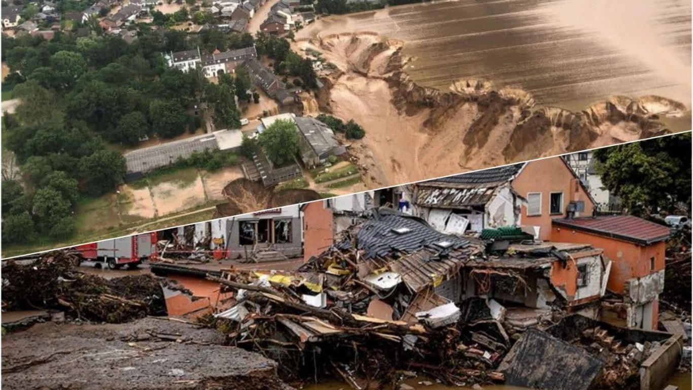 Наводнение в Германии - Европа страдает от стихии