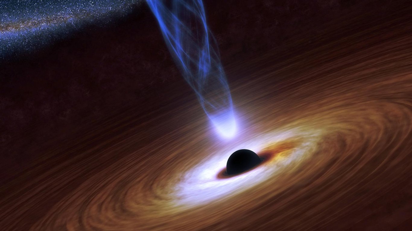 Астрономам удалось заснять плазму, которую выпускает сверхмассивная черная дыра