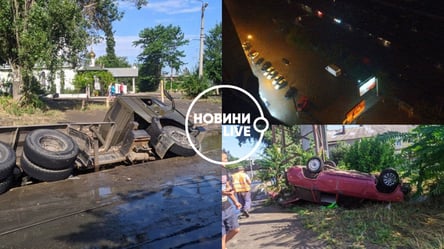 Повалило дерева та затопило цілі вулиці: наслідки нічної стихії в Одесі. Відео - 285x160