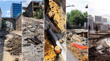 Смытый асфальт, провалы на дорогах и трубы на песке: что оставила после себя непогода в Одессе - 285x160