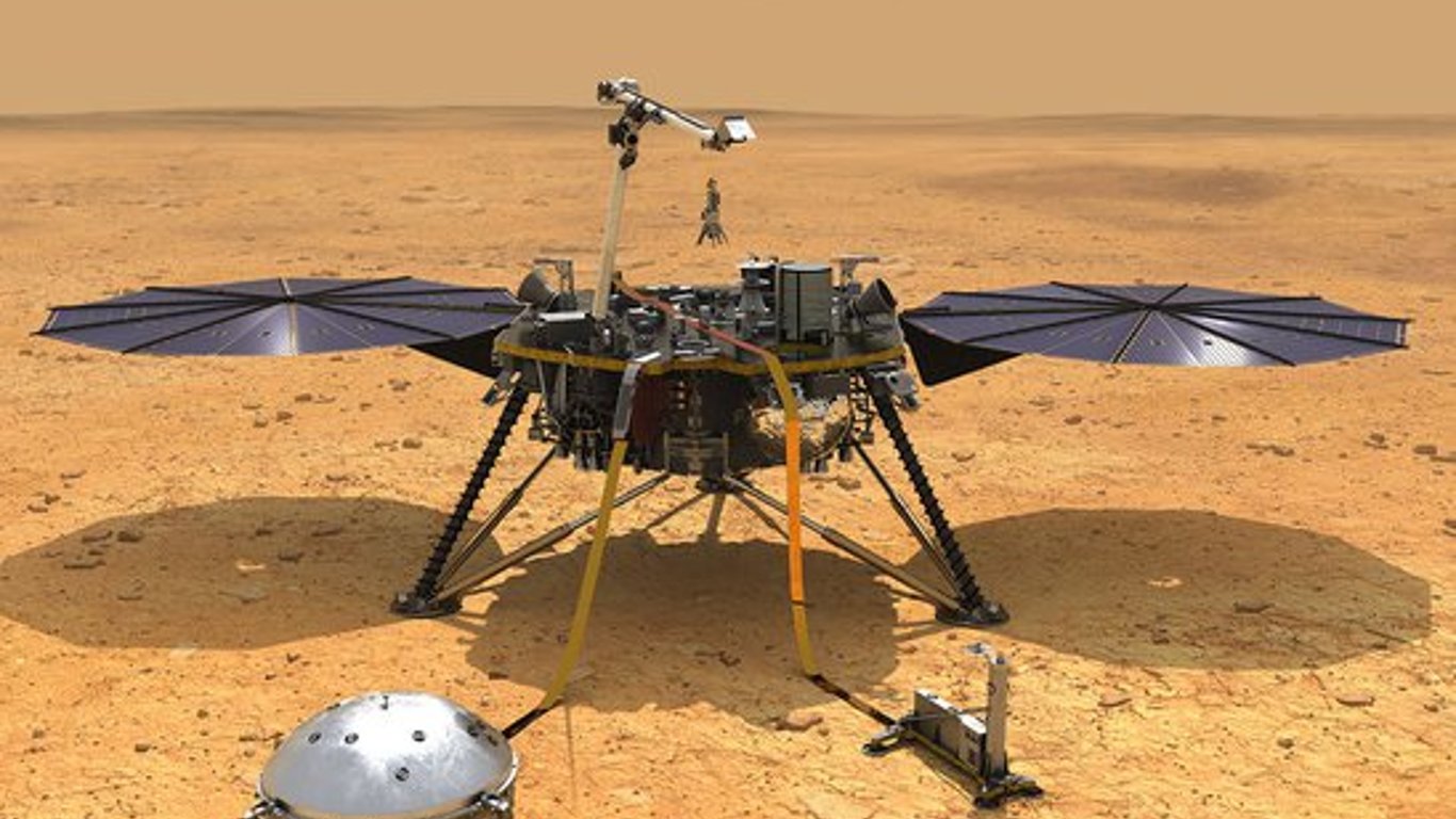 NASA исследовали внутреннюю структуру Марса