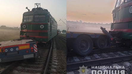 Аварія на залізниці під Полтавою: подробиці зіткнення фури з поїздом - 285x160