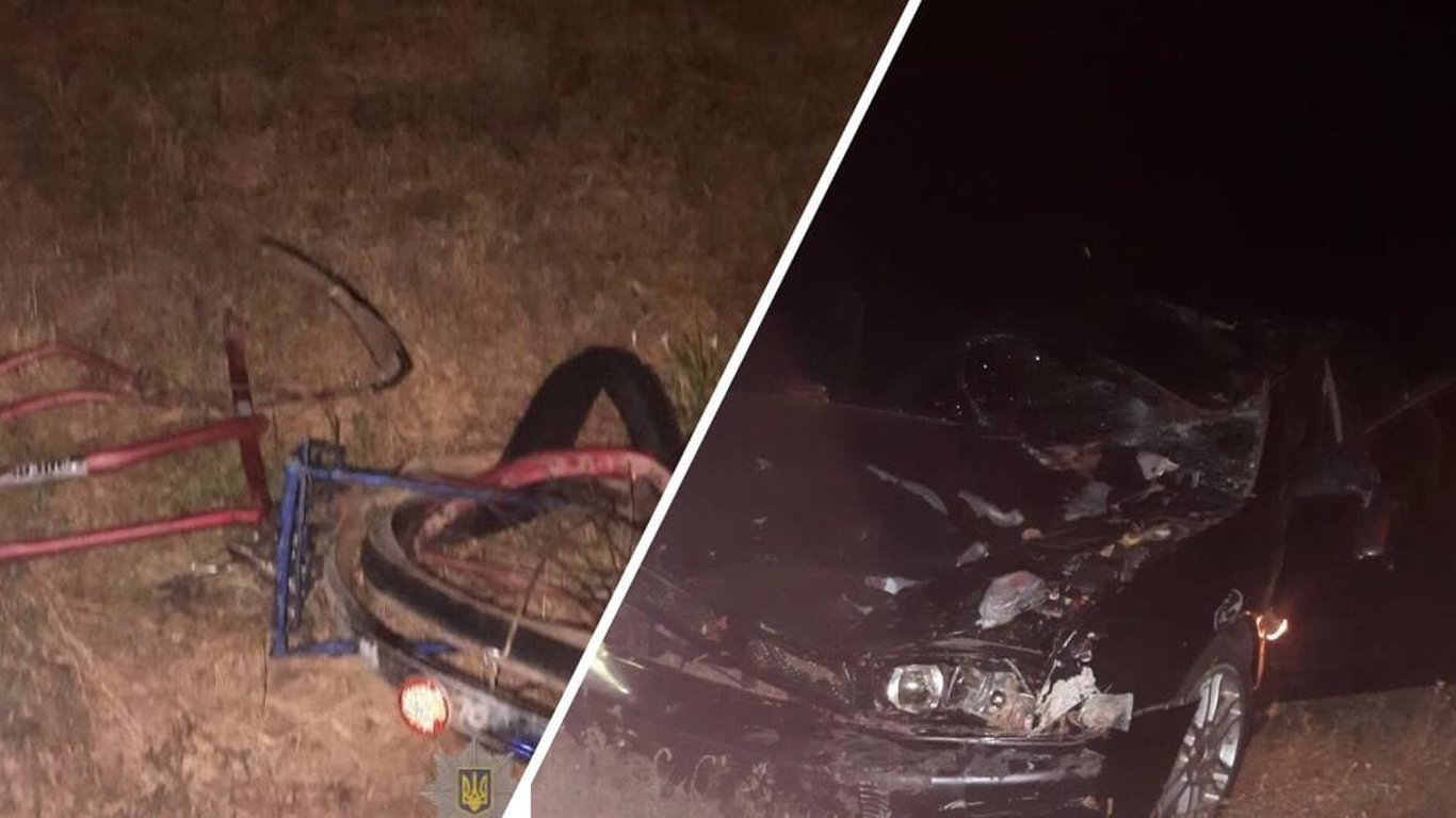 В Одесской области водитель Mitsubishi Galant насмерть сбил двух велосипедистов