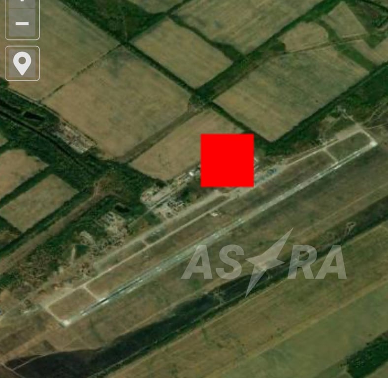 пожежа на військовому аеродромі РФ