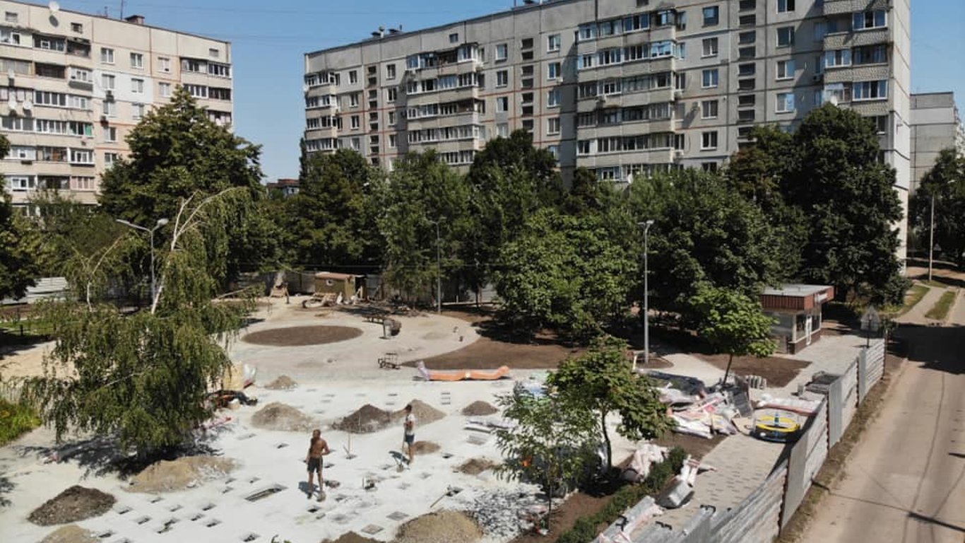 В Немышлянском районе Харькова обустраивают зону отдыха - подробности