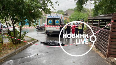 У дворі житлового будинку Києва сталося моторошне вбивство. Фото, відео - 285x160