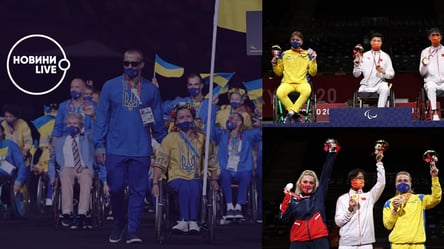 Спортсмени вісім разів підіймалися на п'єдестал: Україна у п'ятірці найкращих у перший день Паралімпіади-2020 - 285x160