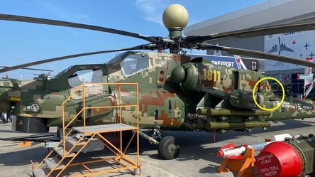 На "суперсучасному" вертольоті знайшли дивну деталь: армія РФ осоромилася на військовій виставці. Фото - 285x160
