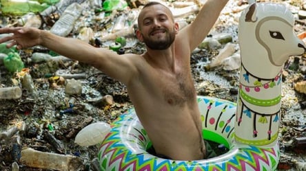 Горы мусора и пластиковых бутылок: экоактивист показал, как выглядит река Уды под Харьковом. Видео и фото - 285x160