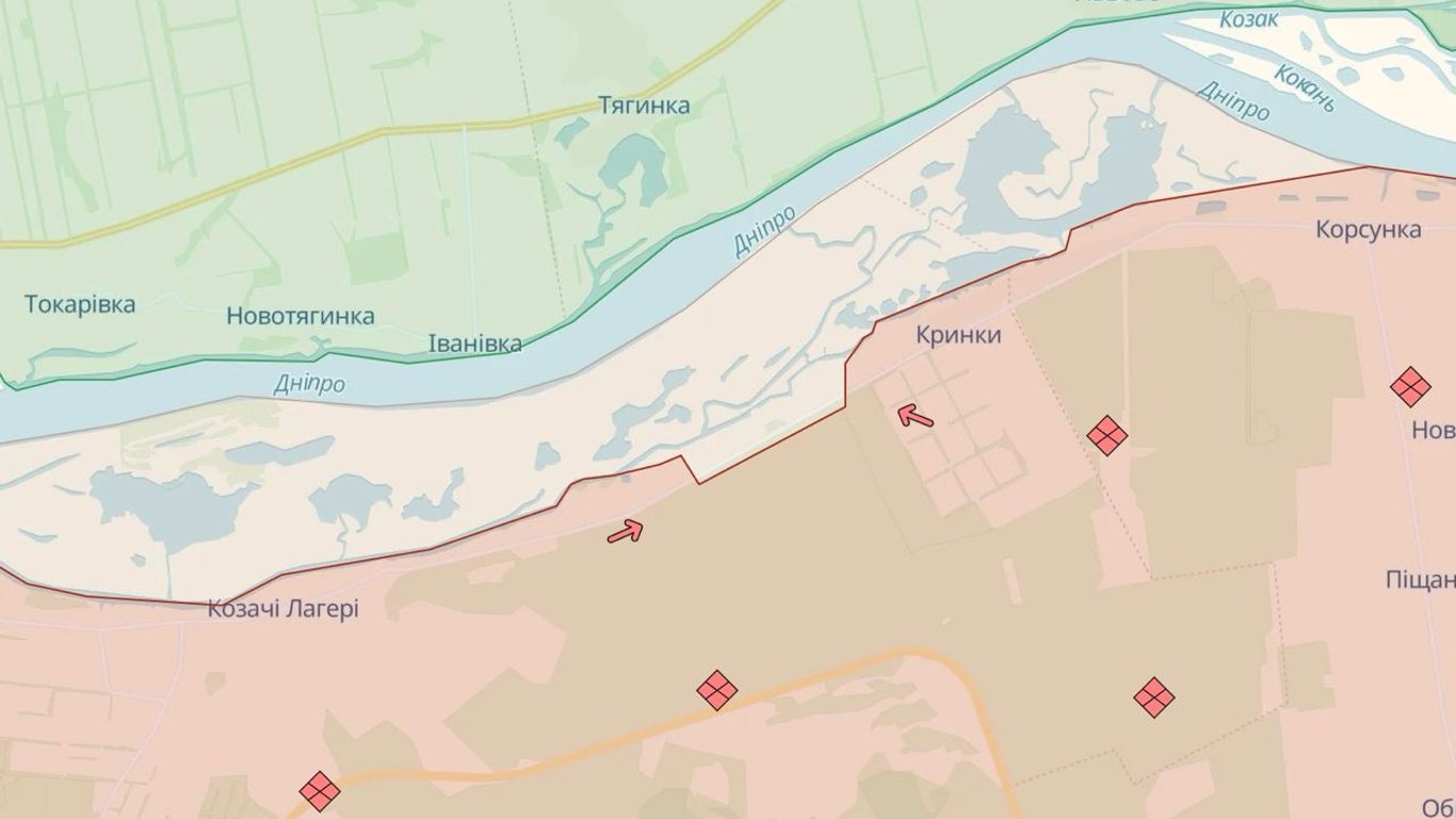 ЗСУ розширили плацдарм на лівому березі Дніпра, — Гуменюк