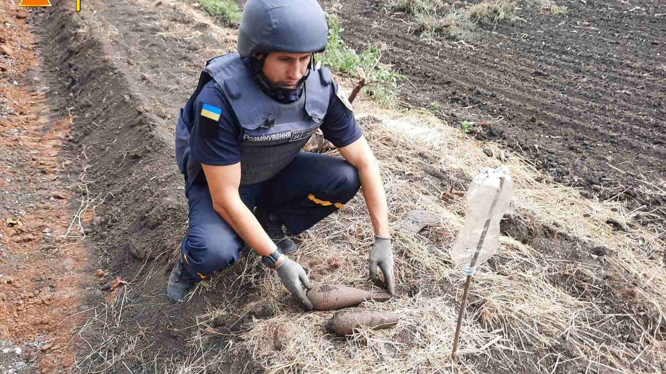 В Харьковской области пиротехники ГСЧС обезвредили 2 минометные мины  - подробности