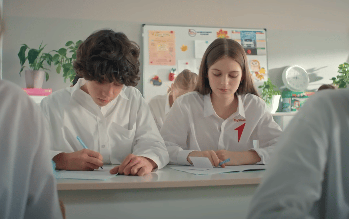 Кадр по пропагандистскому сериалу