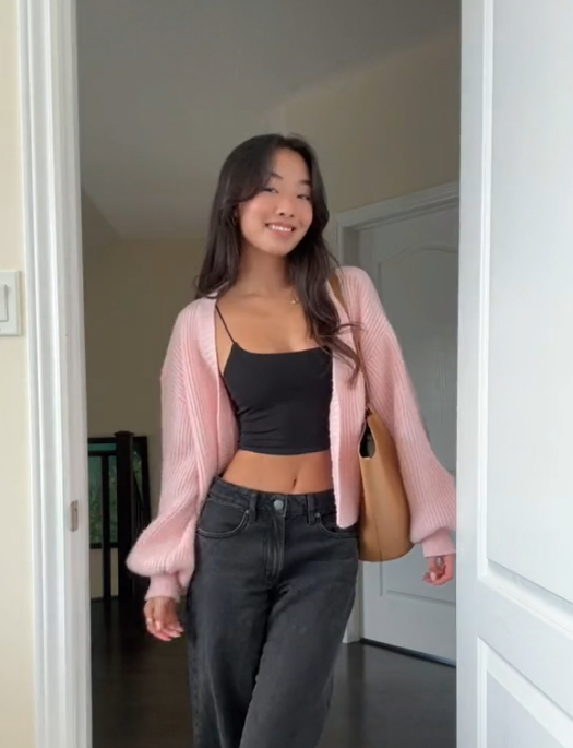 Як стильно носити кардиган восени