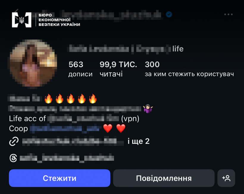 Підозра блогерці