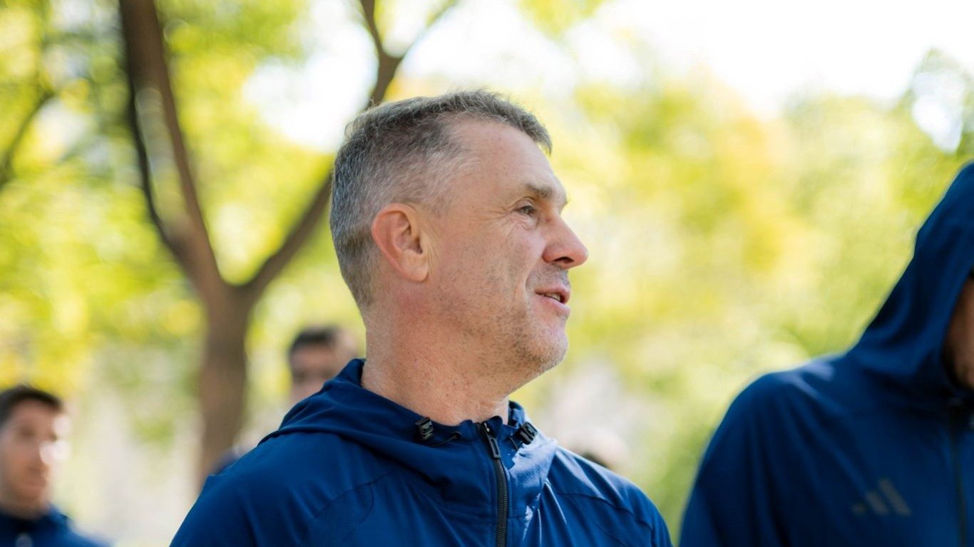 Перед игрой Украина — Албания обрезали время Реброва на пресс-конференции