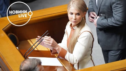В кожаной юбке: похудевшая Тимошенко появилась в Раде в эффектном наряде. Эксклюзивные фото - 285x160
